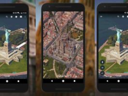 3D Google Earth app