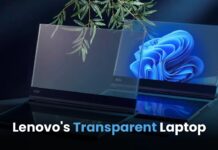 Lenovo's Transparent Laptop