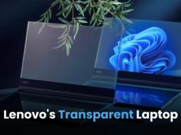 Lenovo's Transparent Laptop